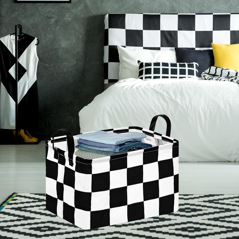 FUULOXE Storage Bin for Shelves Rectangle Closet Baskets Foldable Box with Handles, Gray Storage Bins, Storage Boxes for Home Office Car Dormroom - Image 4
